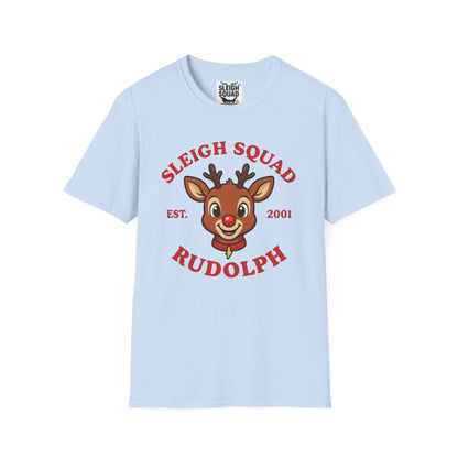 Sleigh Squad Unisex T-Shirt - Christmas Rudolph Tee