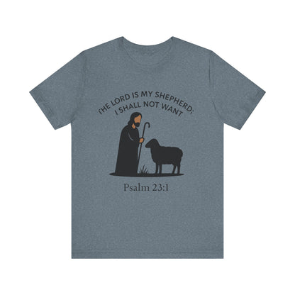 Christian Tee - Jesus Shepard and Black Sheep Design