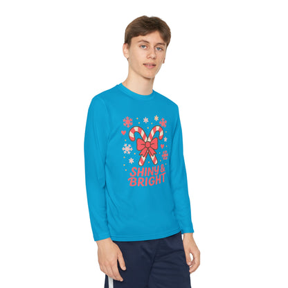 Long Sleeve Tee - Shiny & Bright Snowflake Design