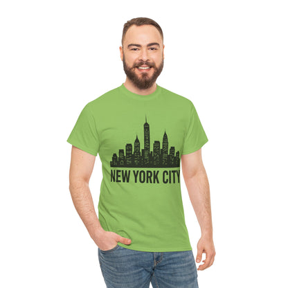 New York City Skyline T-Shirt — NYC Skyline Silhouette Tee