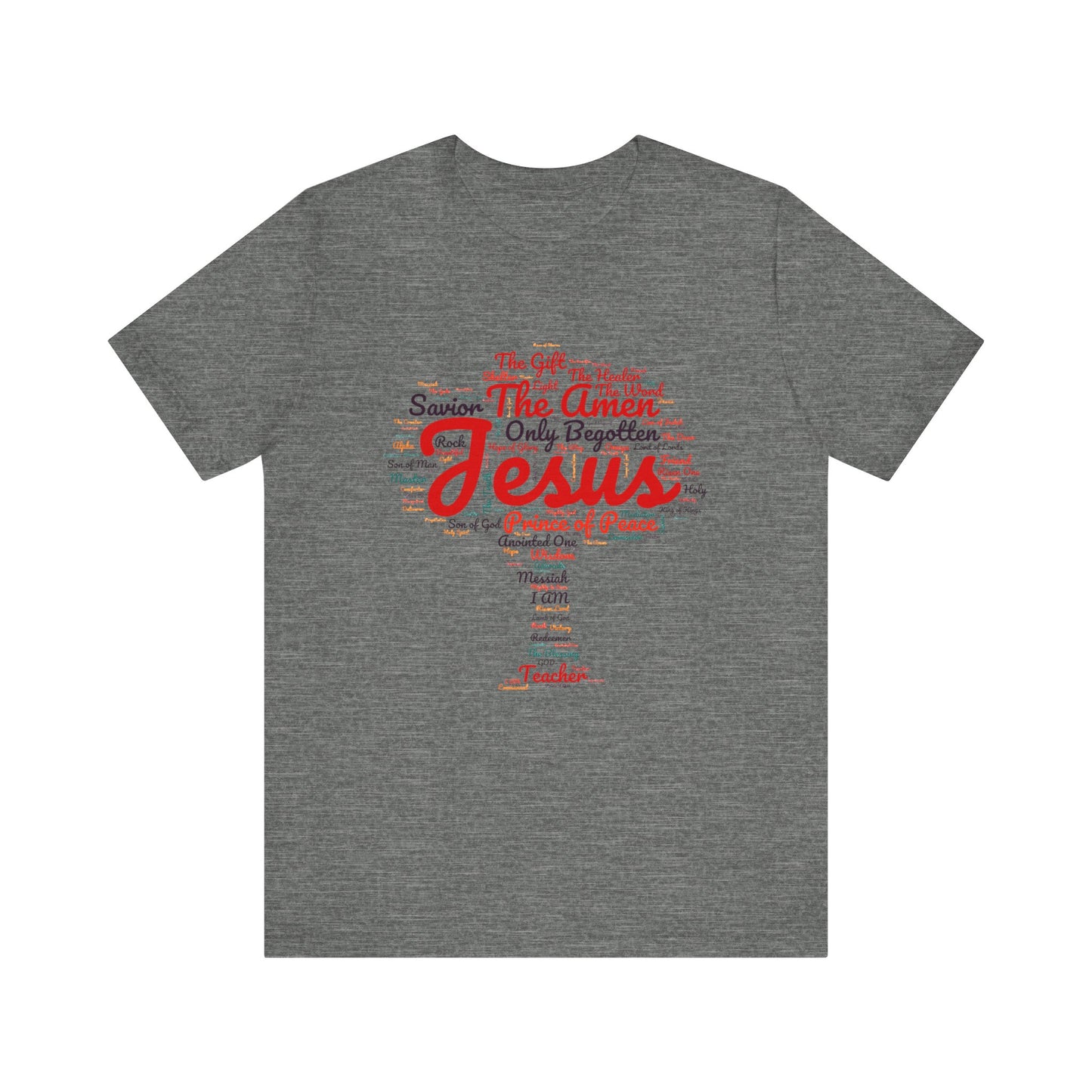 Religious Tee - Names of JESUS Tree Design