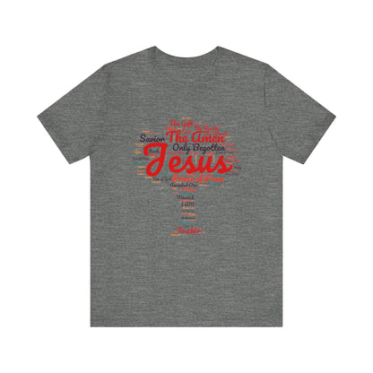Religious Tee - Names of JESUS Tree Design