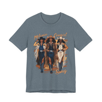 3 Melanated Cowgirls Tee
