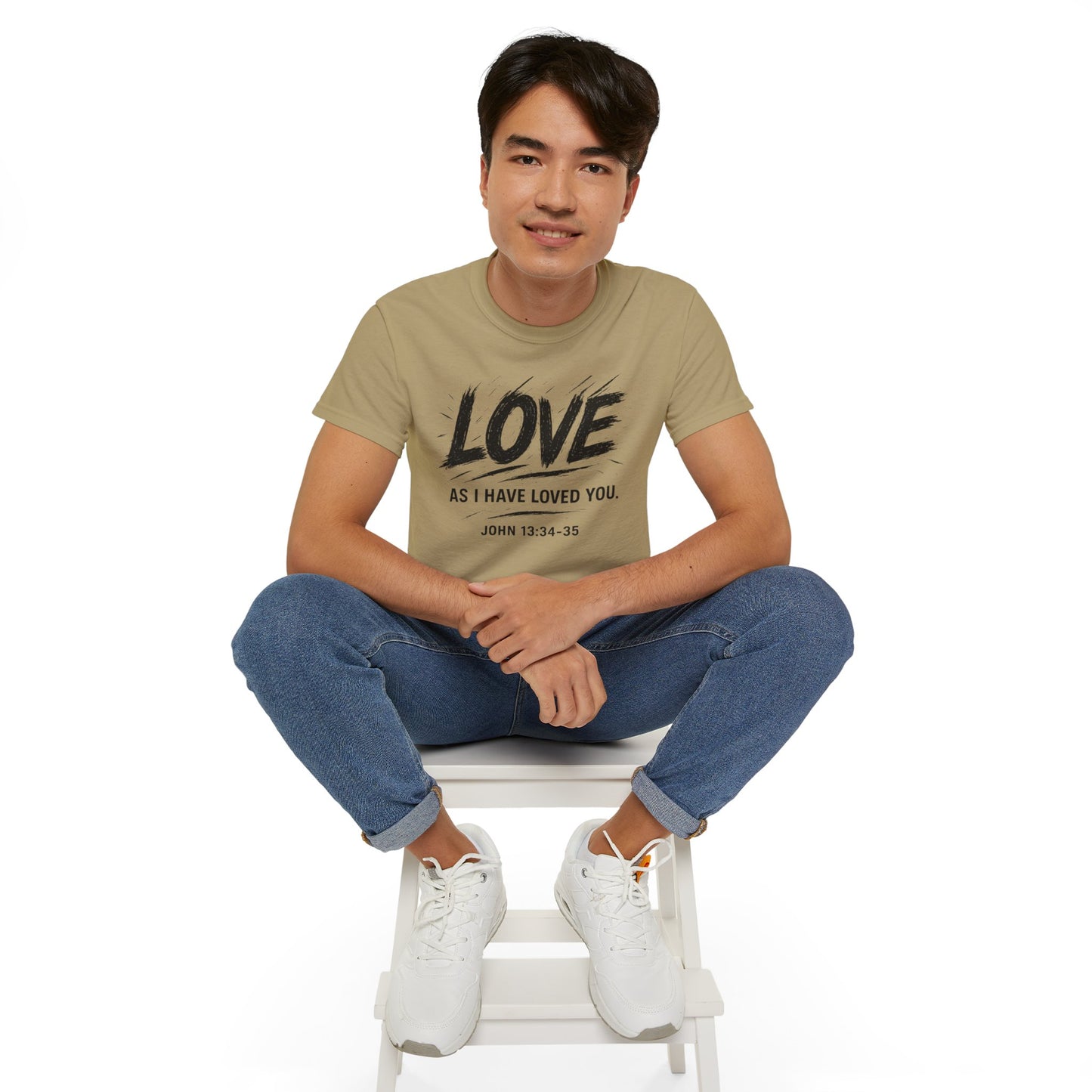 Love T-Shirt — "Love As I Have Loved You" John 13:34-35 Christian Tee