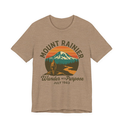 Adventure Tee - Wander with Purpose Retro Hiker