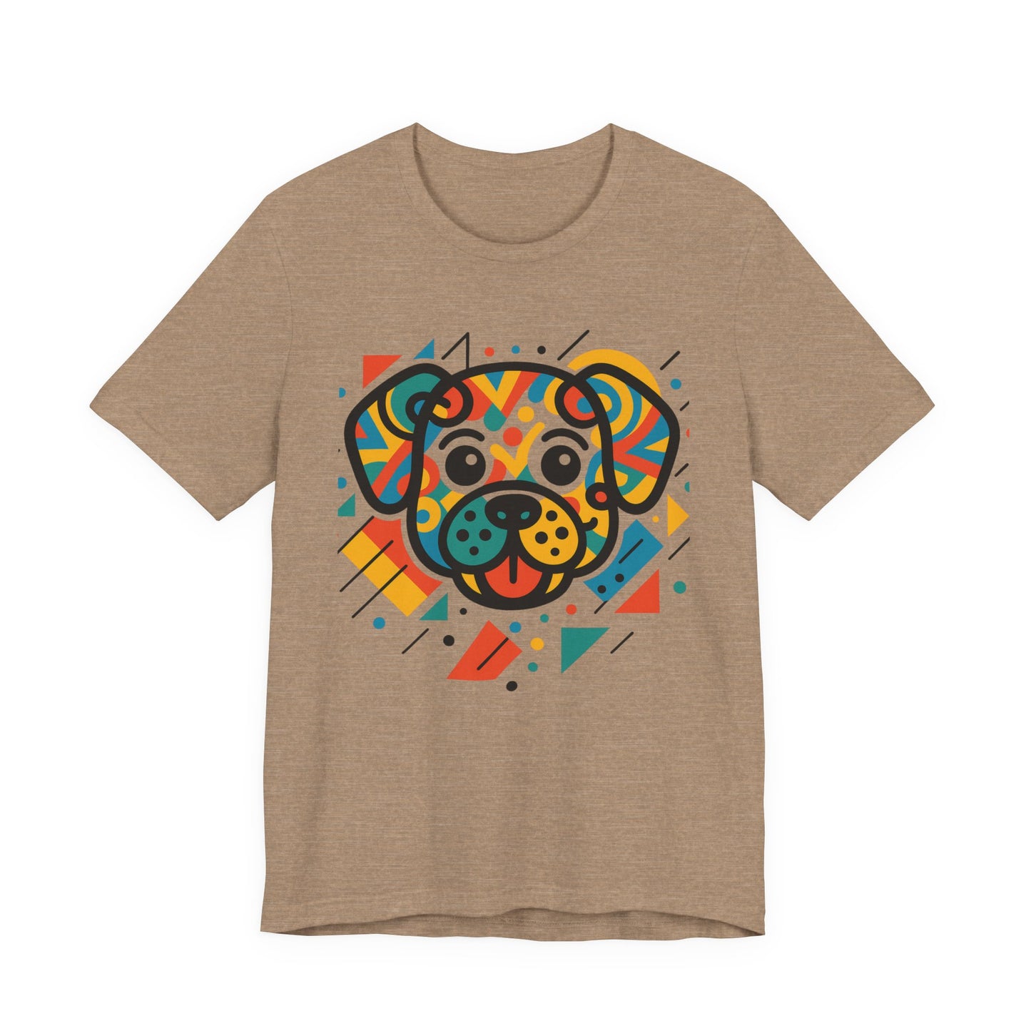 Abstract Dog Tee