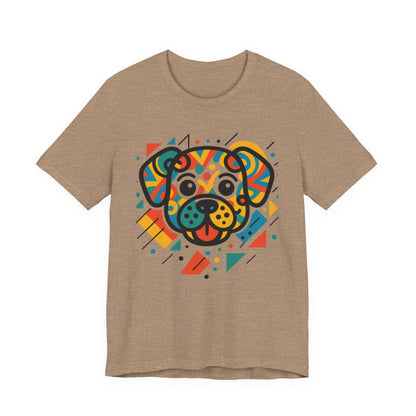 Abstract Dog Tee