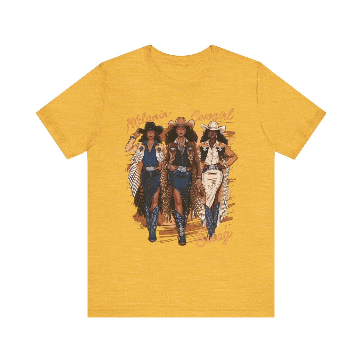 3 Melanated Cowgirls Tee