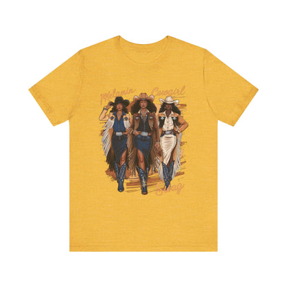 3 Melanated Cowgirls Tee