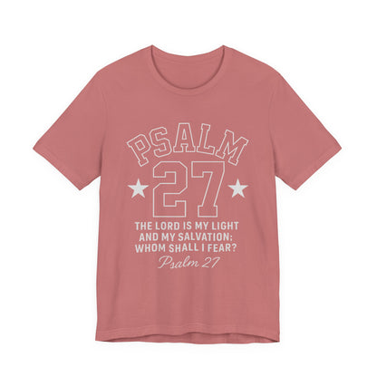 PSALM 27 Black Sporty Tee