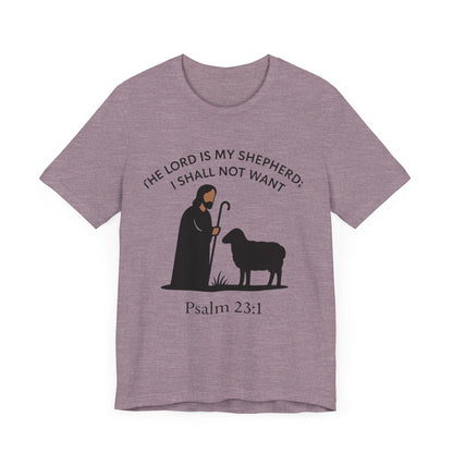 Christian Tee - Jesus Shepard and Black Sheep Design