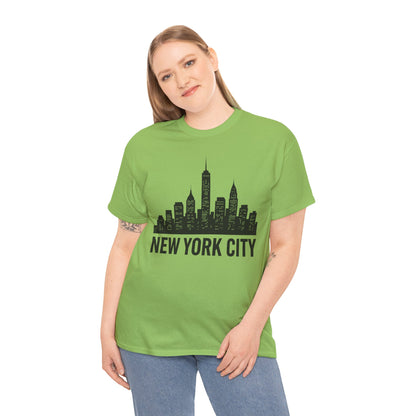 New York City Skyline T-Shirt — NYC Skyline Silhouette Tee