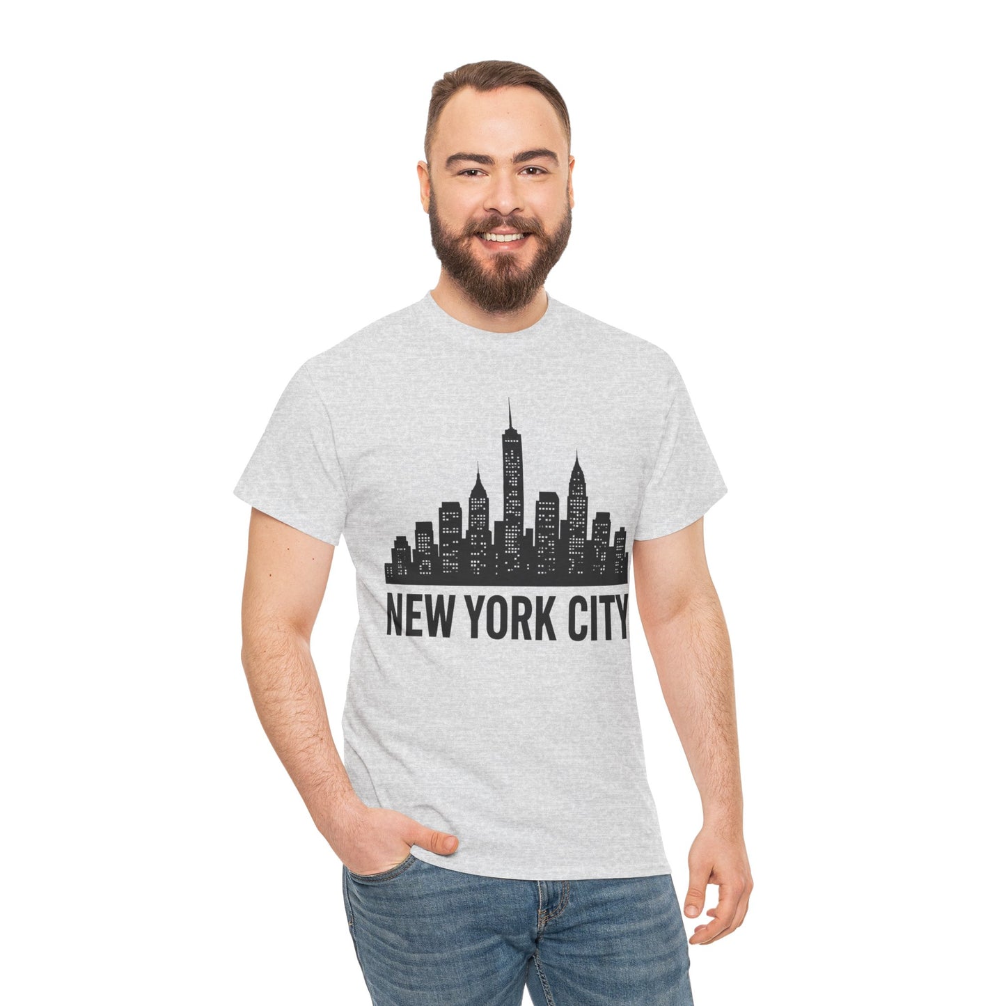 New York City Skyline T-Shirt — NYC Skyline Silhouette Tee