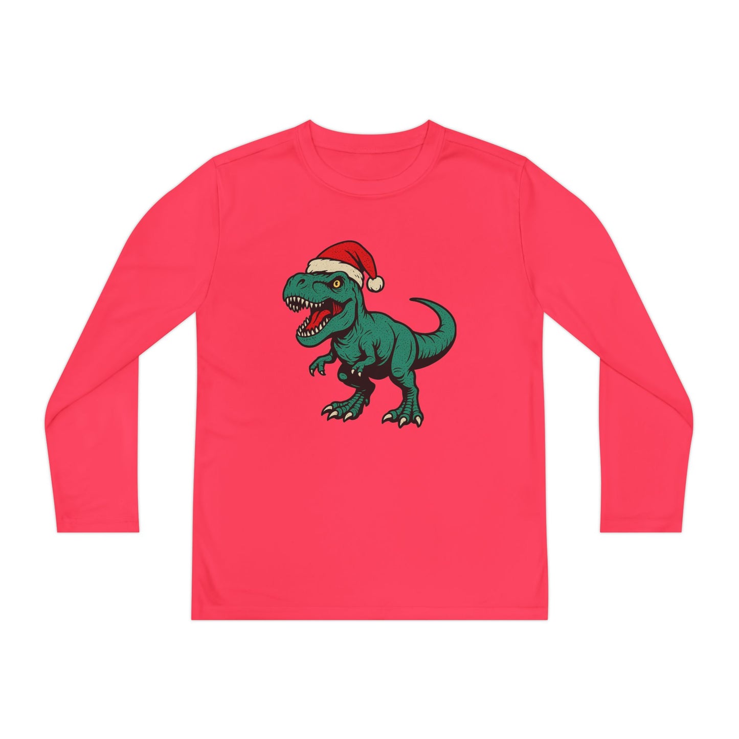 Long Sleeve Dinosaur Holiday Tee