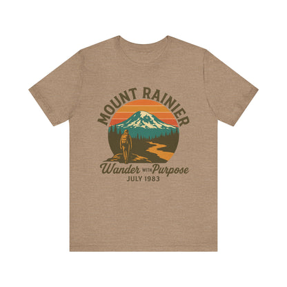 Adventure Tee - Wander with Purpose Retro Hiker