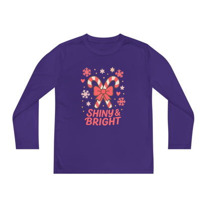 Long Sleeve Tee - Shiny & Bright Snowflake Design