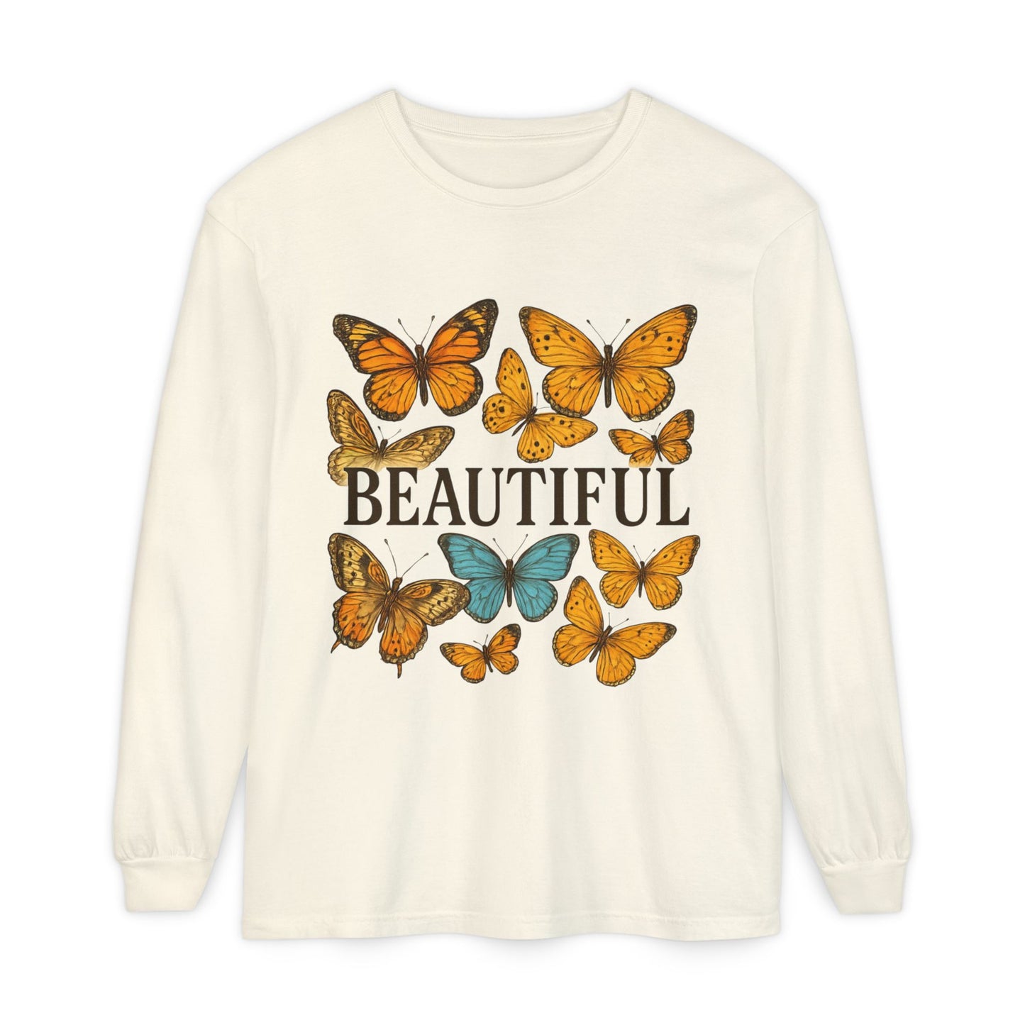 Beautiful Butterfly Long Sleeve T-Shirt, Eco-Friendly Cotton Tee, Casual Wear, Spring Fashion, Gift for Nature Lovers, Comfortable [...]
