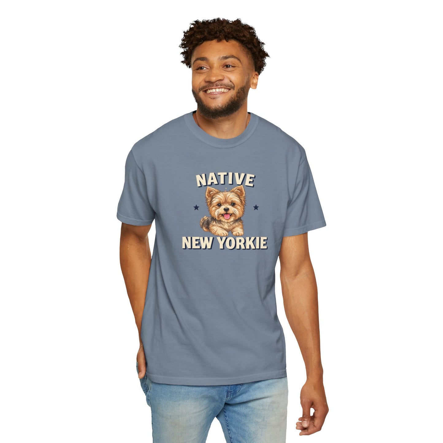 Native New Yorkie T-Shirt — Yorkie Mom/Dad NYC Dog Lover Tee