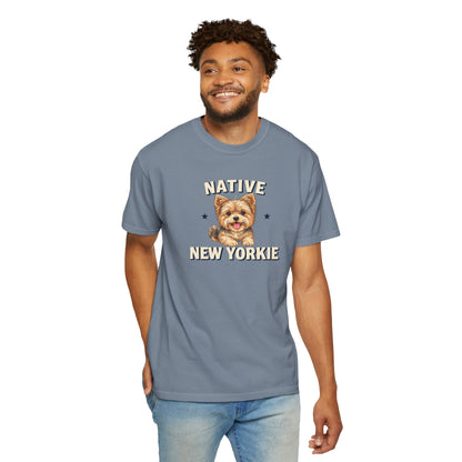 Native New Yorkie T-Shirt — Yorkie Mom/Dad NYC Dog Lover Tee