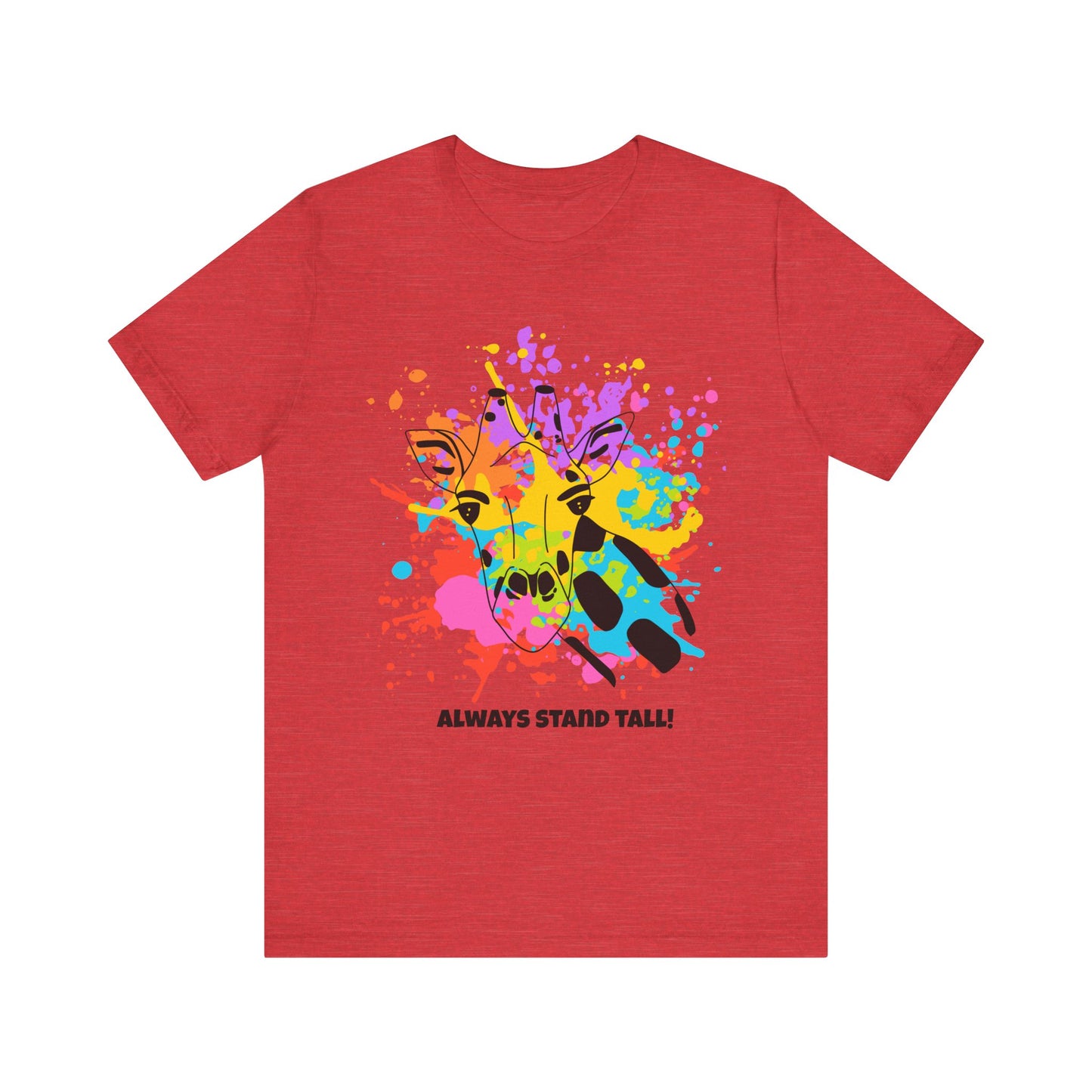 Watersplash Giraffe Tee - Stand Tall