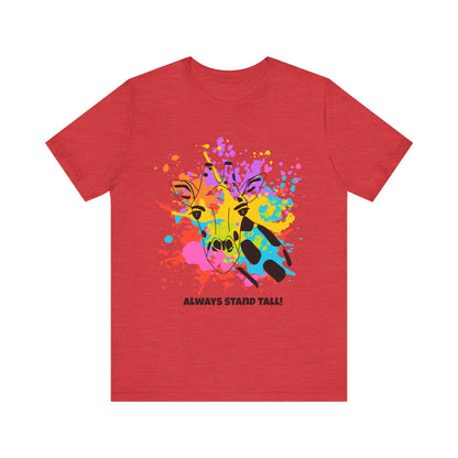 Watersplash Giraffe Tee - Stand Tall