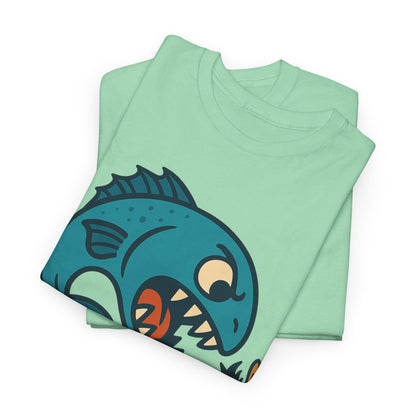 Fishing Cartoon Tee Shirt - Catch of the Day Unisex