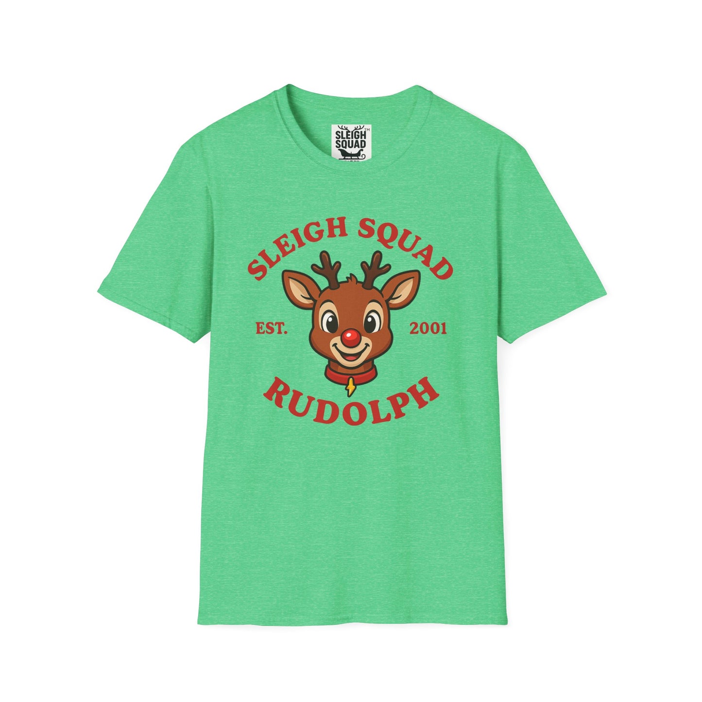 Sleigh Squad Unisex T-Shirt - Christmas Rudolph Tee