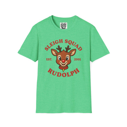 Sleigh Squad Unisex T-Shirt - Christmas Rudolph Tee
