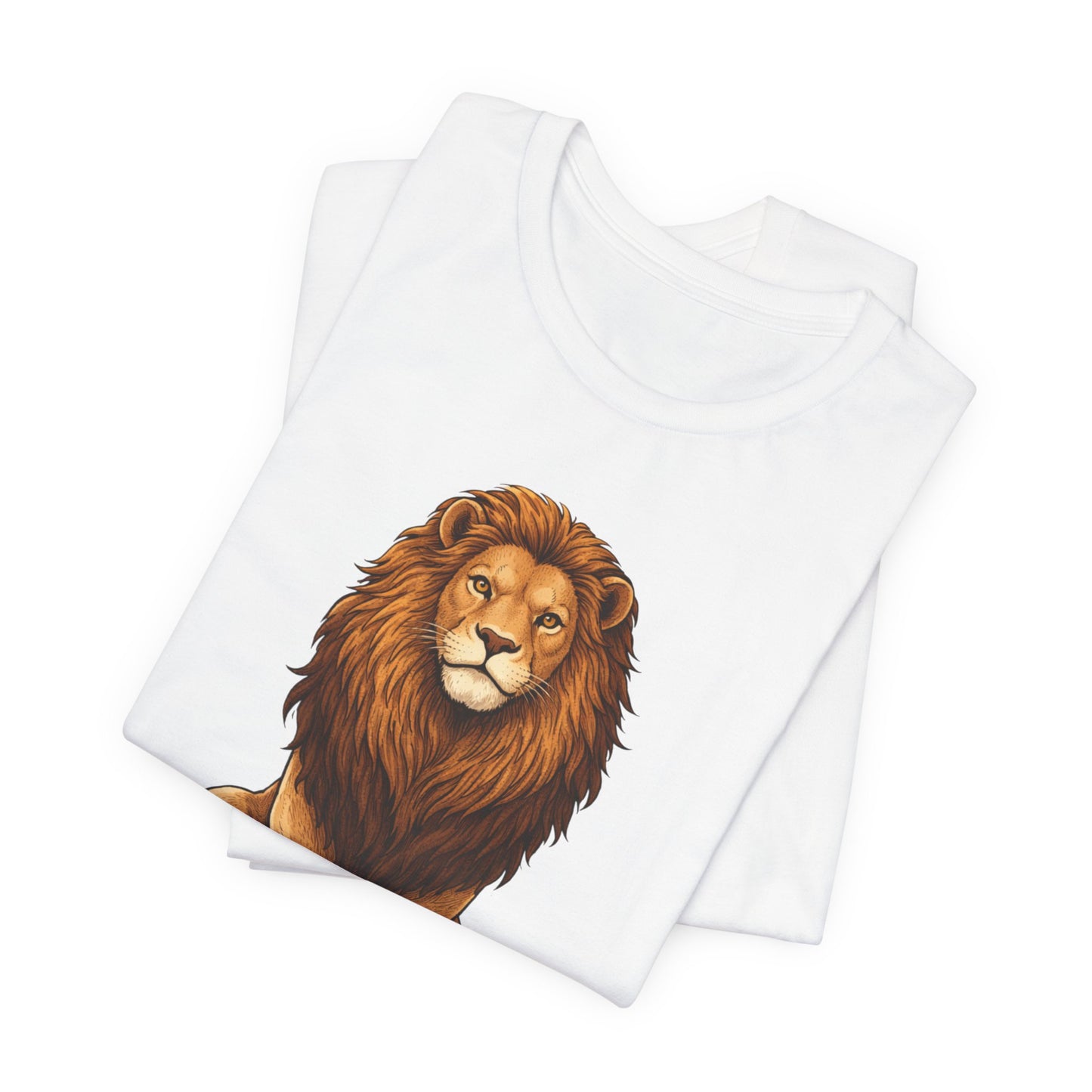 The Lion Knows Who He Is Tee — Confident Identity Lion Graphic Shirt