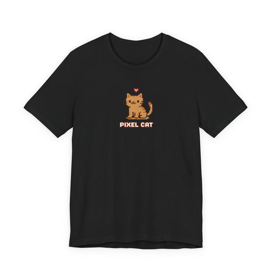 Pixel Cat T‑Shirt — Retro 8‑Bit Kitty Graphic Tee