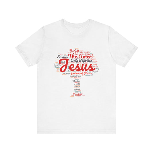 Religious Tee - Names of JESUS Tree Design