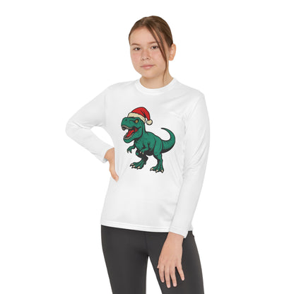 Long Sleeve Dinosaur Holiday Tee