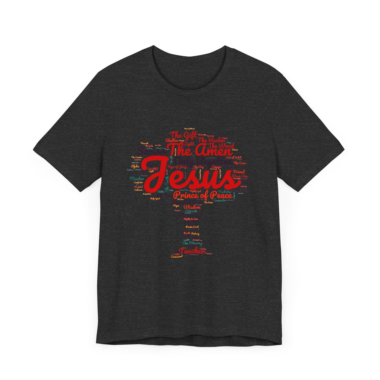 Religious Tee - Names of JESUS Tree Design