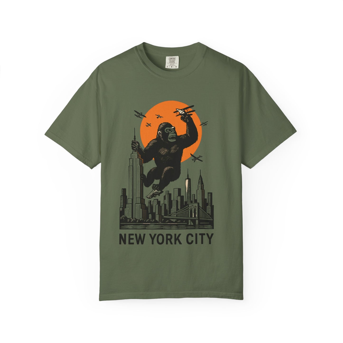 New York King Kong Skyline T-Shirt