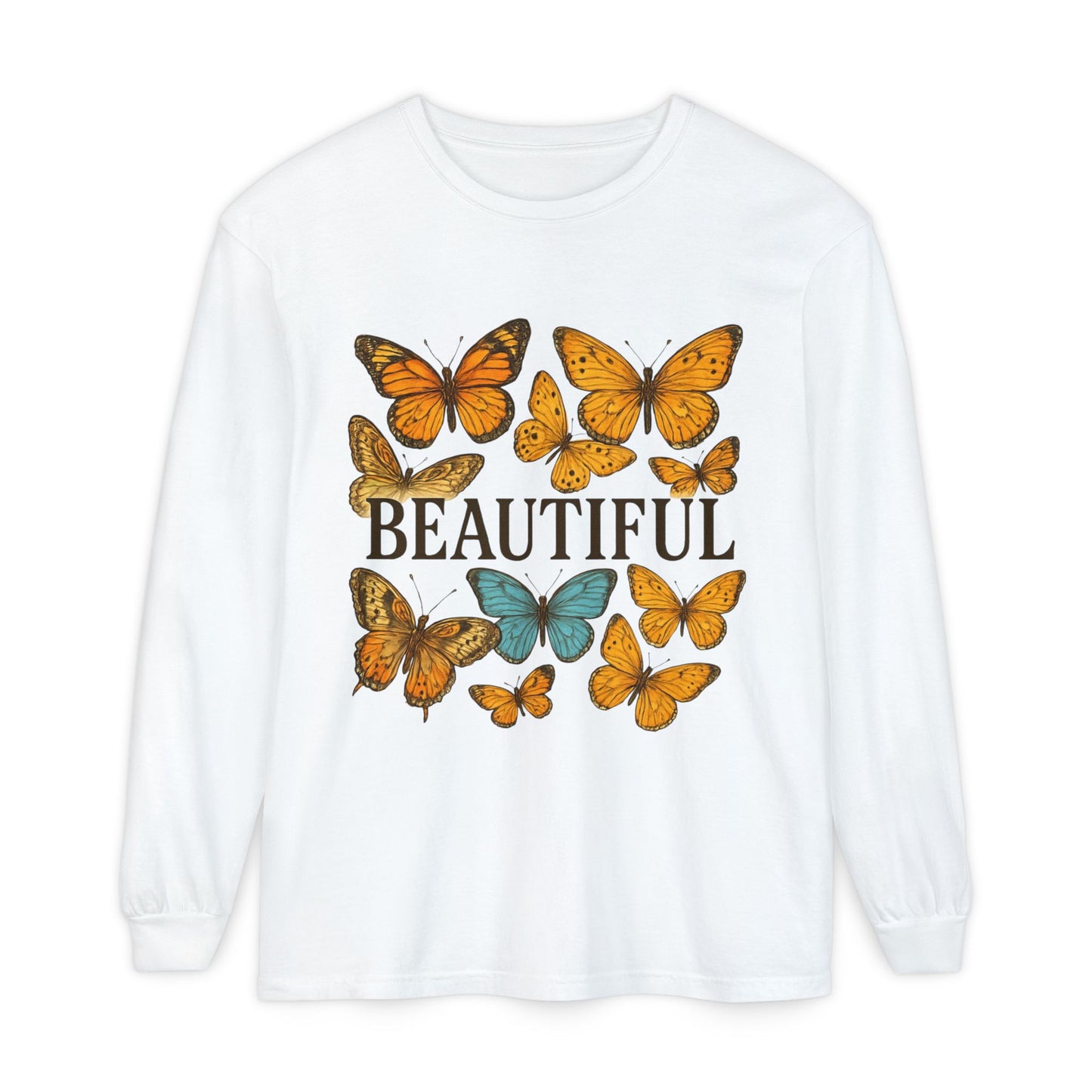 Beautiful Butterfly Long Sleeve T-Shirt, Eco-Friendly Cotton Tee, Casual Wear, Spring Fashion, Gift for Nature Lovers, Comfortable [...]