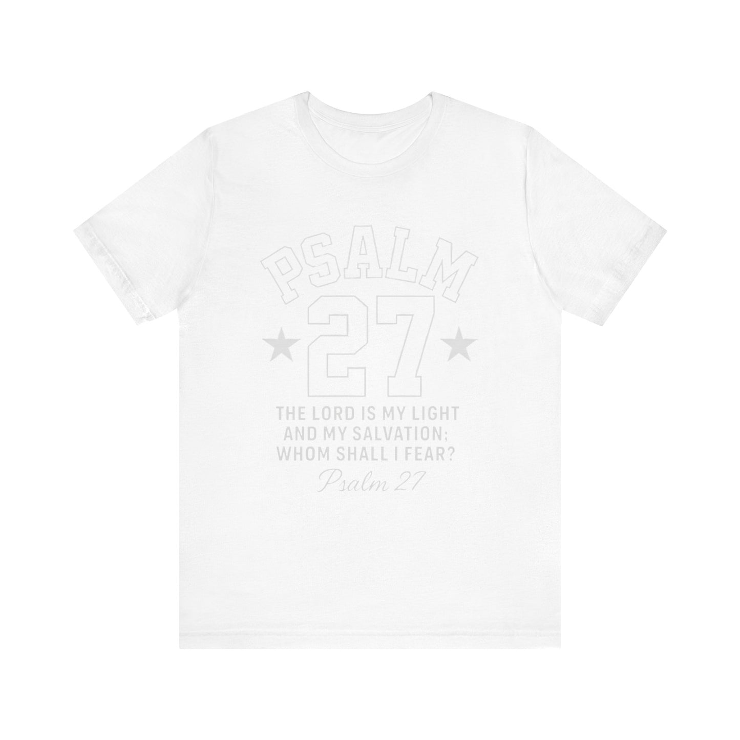 PSALM 27 Black Sporty Tee