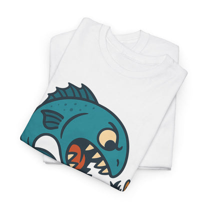 Fishing Cartoon Tee Shirt - Catch of the Day Unisex
