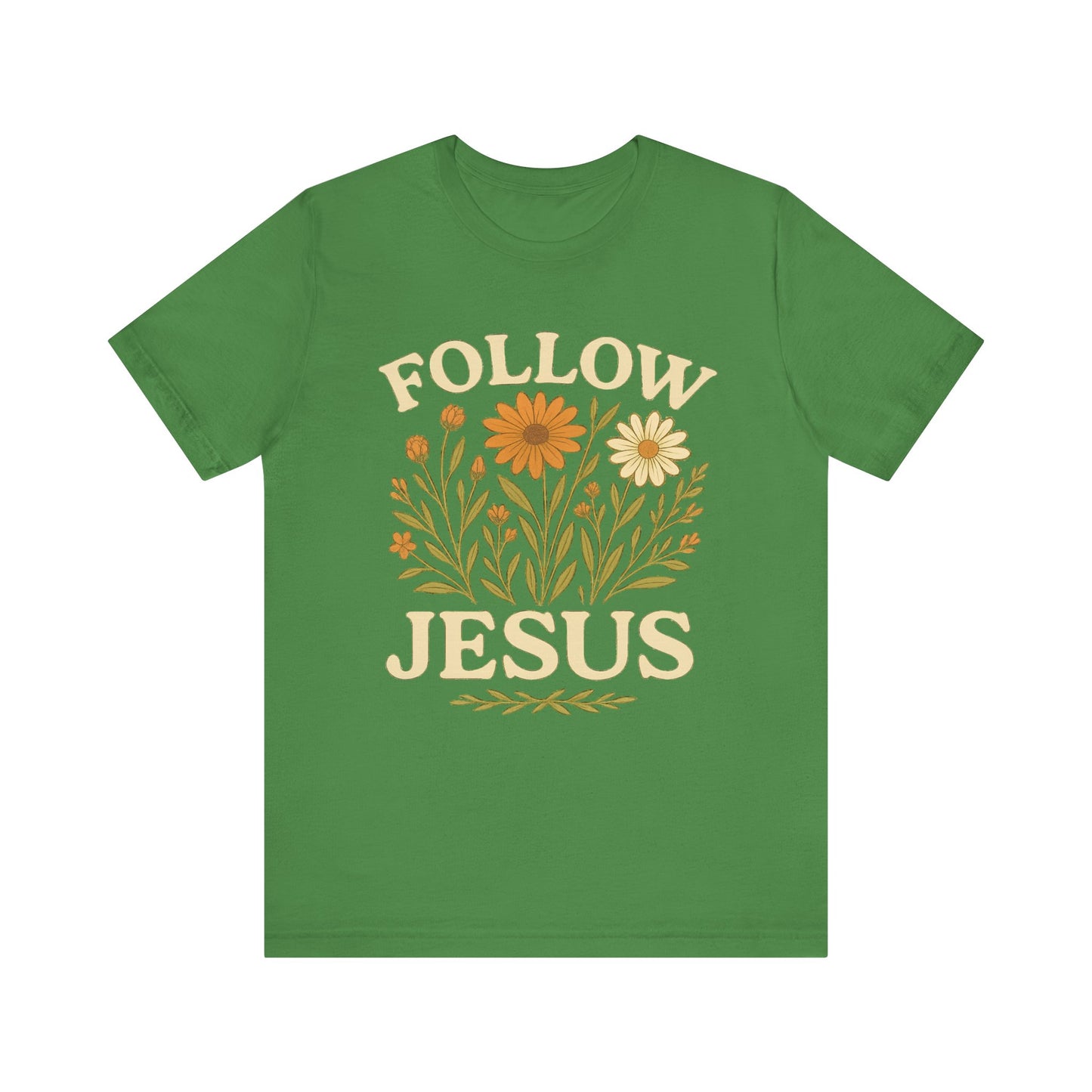 Floral Tee - Follow Jesus - Unisex