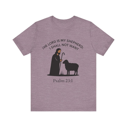 Christian Tee - Jesus Shepard and Black Sheep Design