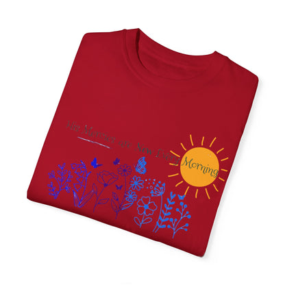 His Mercies Are New Every Morning Unisex Garment-Dyed T-shirt