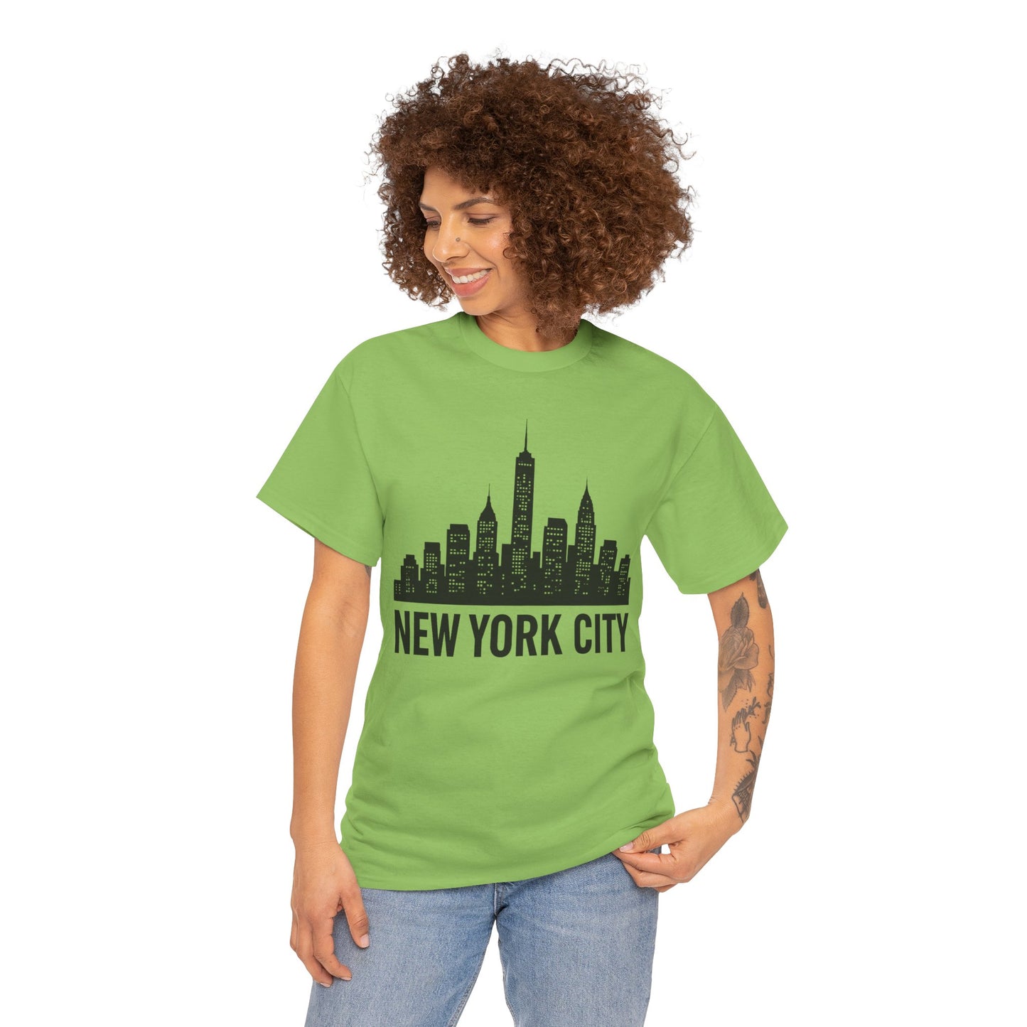 New York City Skyline T-Shirt — NYC Skyline Silhouette Tee