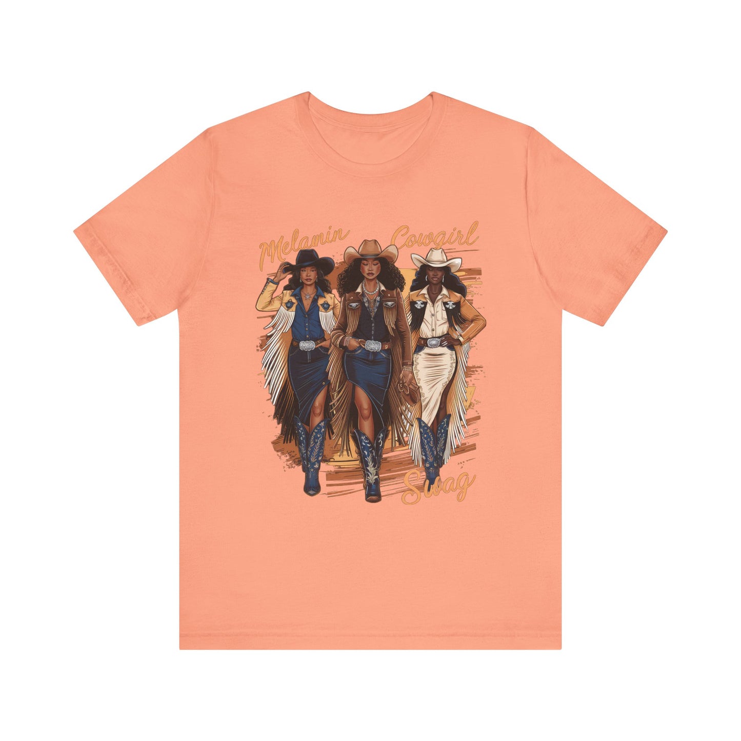 3 Melanated Cowgirls Tee
