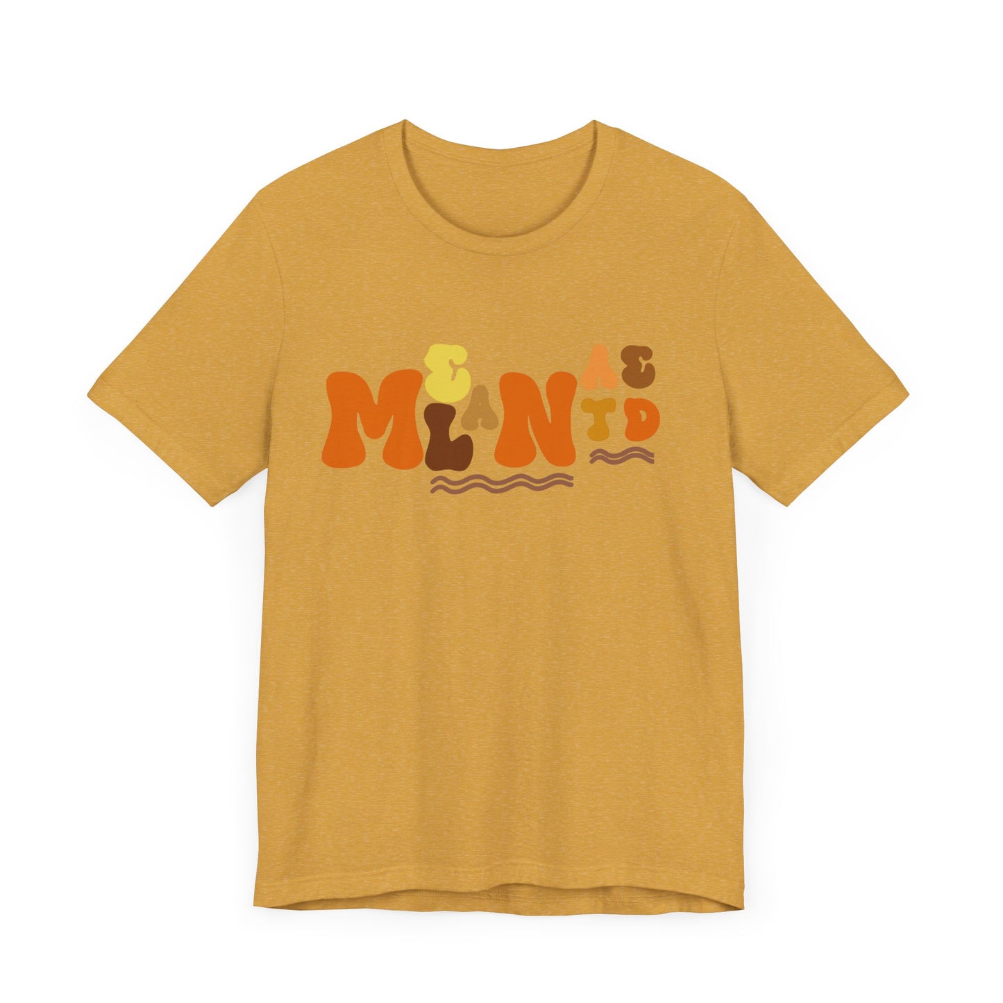 Melanated Bubble Letters T-shirt Design 2