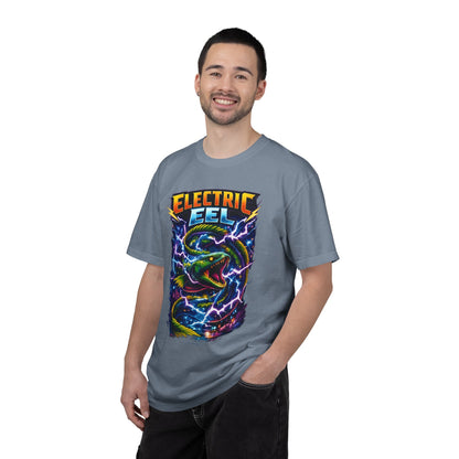Electric Eel Graphic T-Shirt — Neon Lightning Ocean Tee