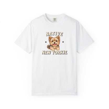 Native New Yorkie T-Shirt — Yorkie Mom/Dad NYC Dog Lover Tee