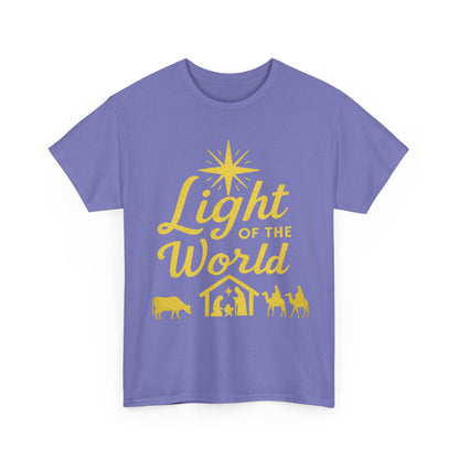 Christmas Nativity Unisex Tee - LIGHT OF THE WORLD