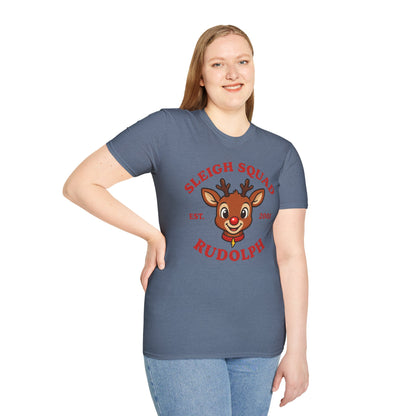 Sleigh Squad Unisex T-Shirt - Christmas Rudolph Tee