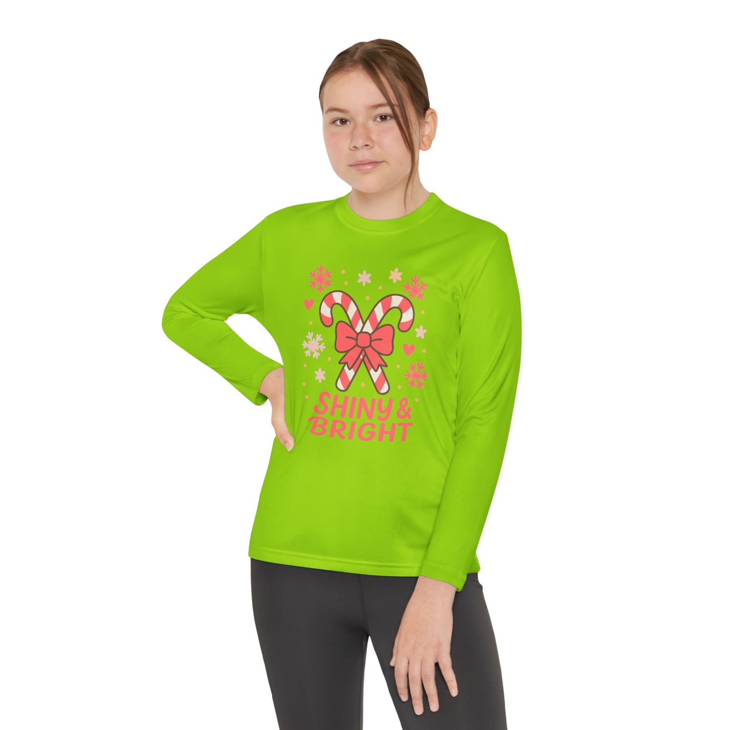 Long Sleeve Tee - Shiny & Bright Snowflake Design