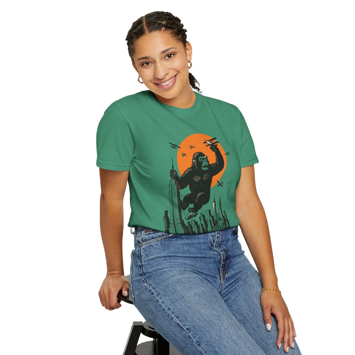 New York King Kong Skyline T-Shirt