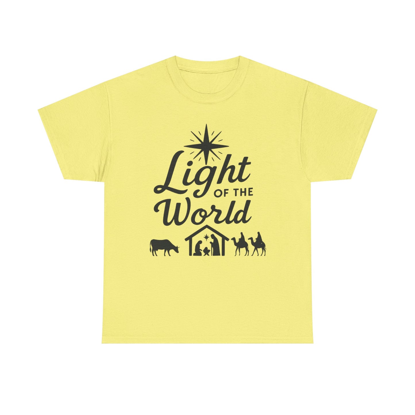 Nativity Unisex Tee - Light of the World - Dark Version